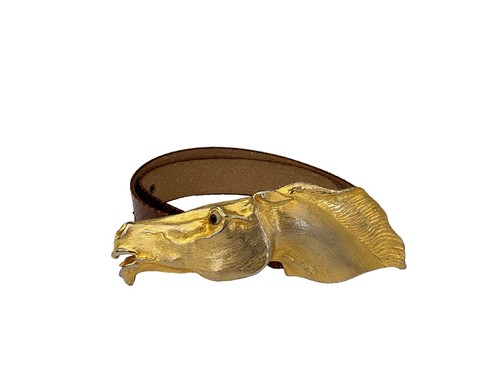 Collectable Christopher Ross Silver Snake Buckle Red Belt Rare Christopher Ross Snake/serpent Head Belt in Original  main image 4