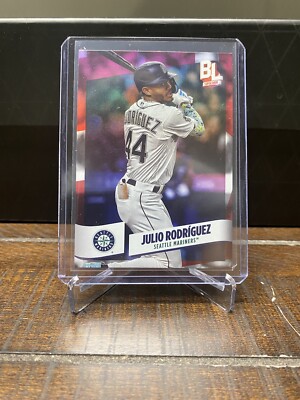 2024 TOPPS BIG LEAGUE BASEBALL SUPER RARE RED FOIL JULIO RODRIGUEZ MARINERS  #276 | eBay