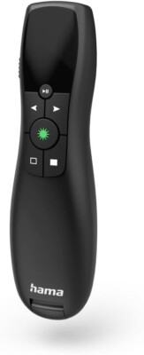 Hama Presenter mit Laserpointer grün Präsentationsfernbedienung, 4in1 00139918