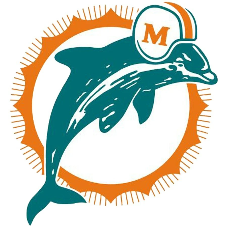 Miami Dolphins NFL 1989-1996 Old Logo Embroidered Mens Polo XS-6XL, LT-4XLT New