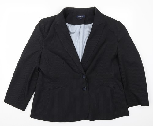 Debenhams Womens Black Striped Jacket 