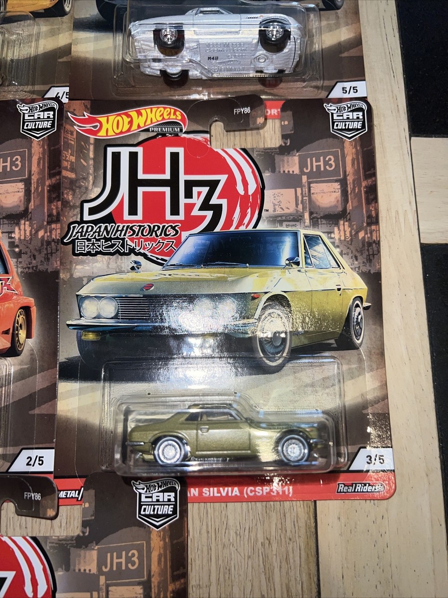 Hot Wheels Premium Japan Historics FULL SET Long Card