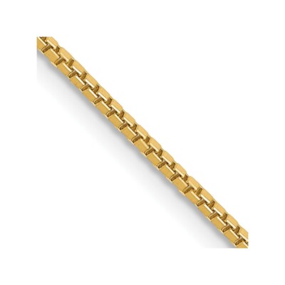 Real 14K Yellow Gold 1.1mm Box Chain; 20 inch; Lobster Clasp Real 14K Yellow Gold 1.1mm Box Chain; 20 inch; Lobster Clasp