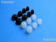 14pcs (BNSEN:CLNMH) Round & Dome Replacement Eartips for Sennheiser HD1 Free