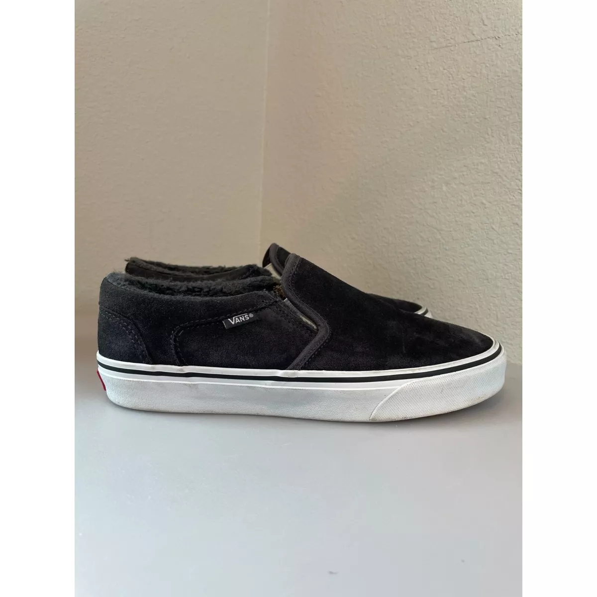 Vans suede fur lined cheap