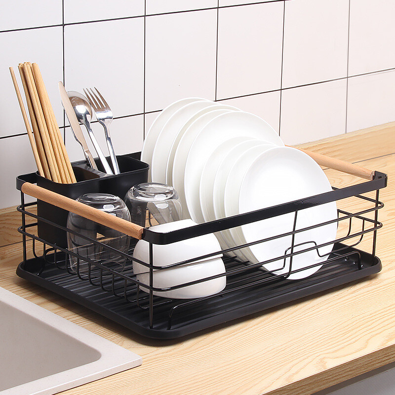 Broken Drying Rack Dish Drying Rack BRIAN & DANY , New But Tray Is Broken: Small Hole In O ...