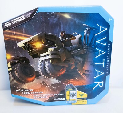 James Cameron's AVATAR RDA GRINDER VEHICLE Movie Replica Mattel Figure ...