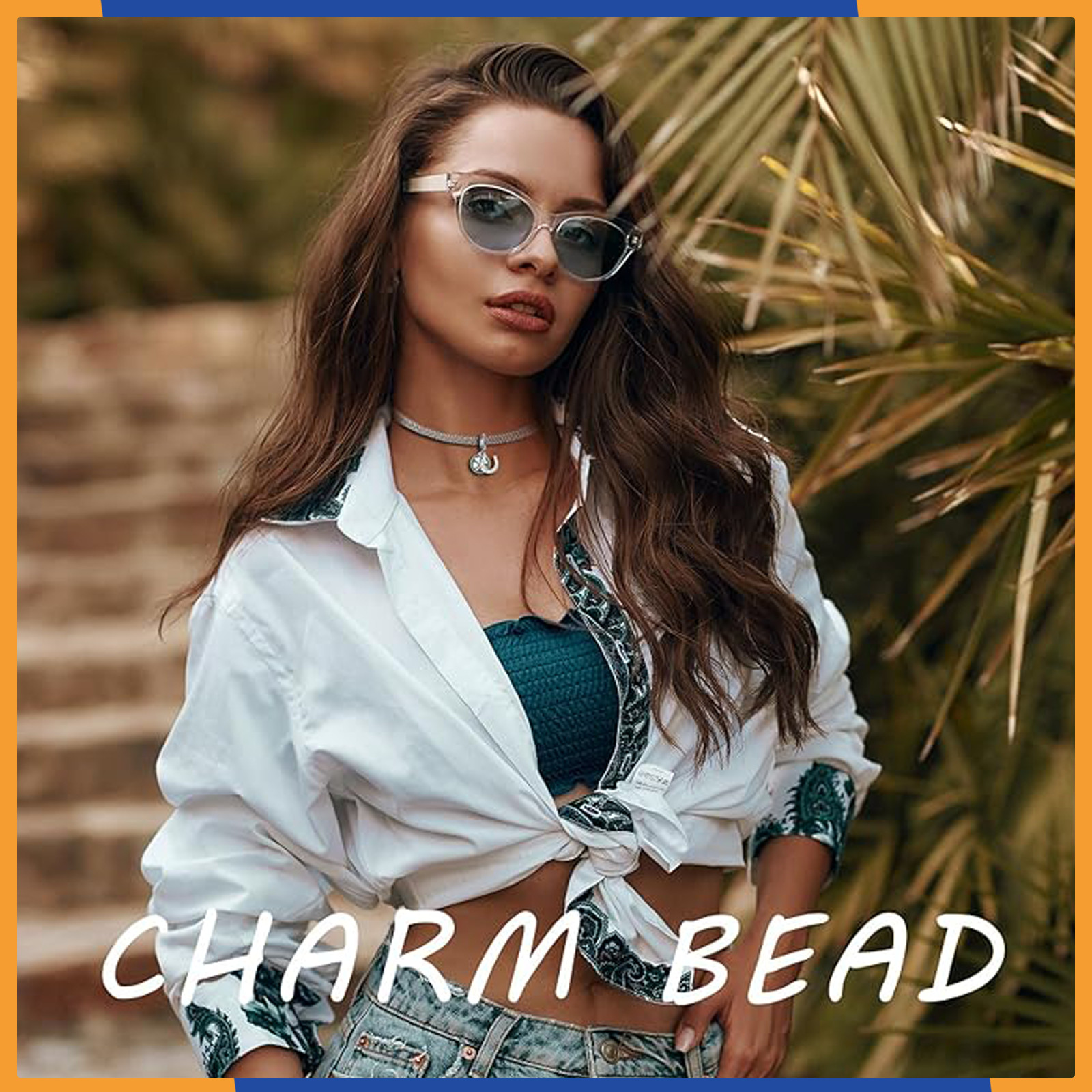 Pandora Charms Bracelet With Crystal Love Authentic 925 Silver Charm