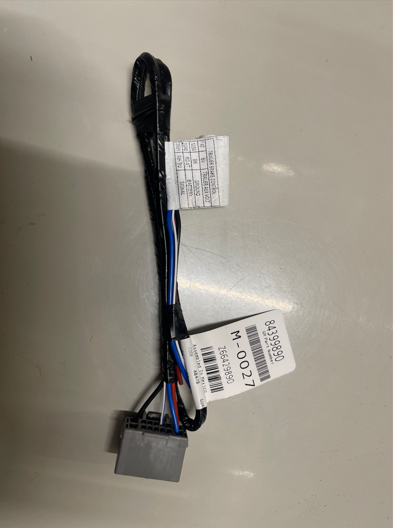 84399890 GM Trailer Wiring Harness Extension Brake Control OEM eBay
