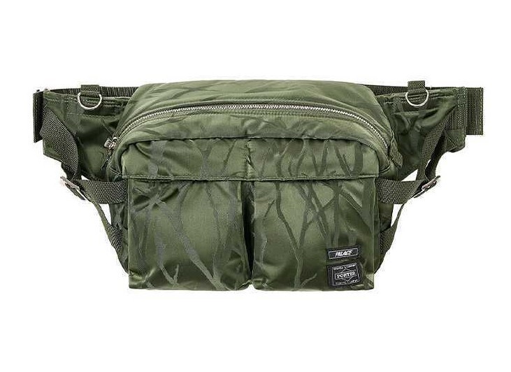 PALACE x PORTER Yoshida Waist Bag Black Olive 2colors | eBay