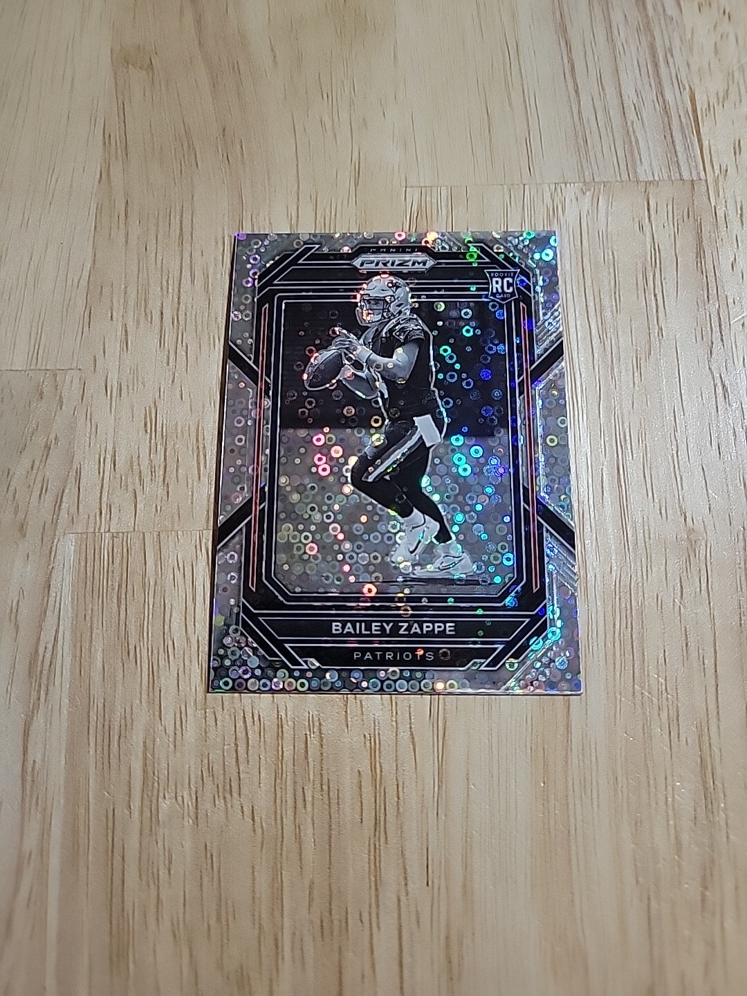 2022 Prizm BAILEY ZAPPE Negative Silver Disco Variation #305 Rookie RC Patriots