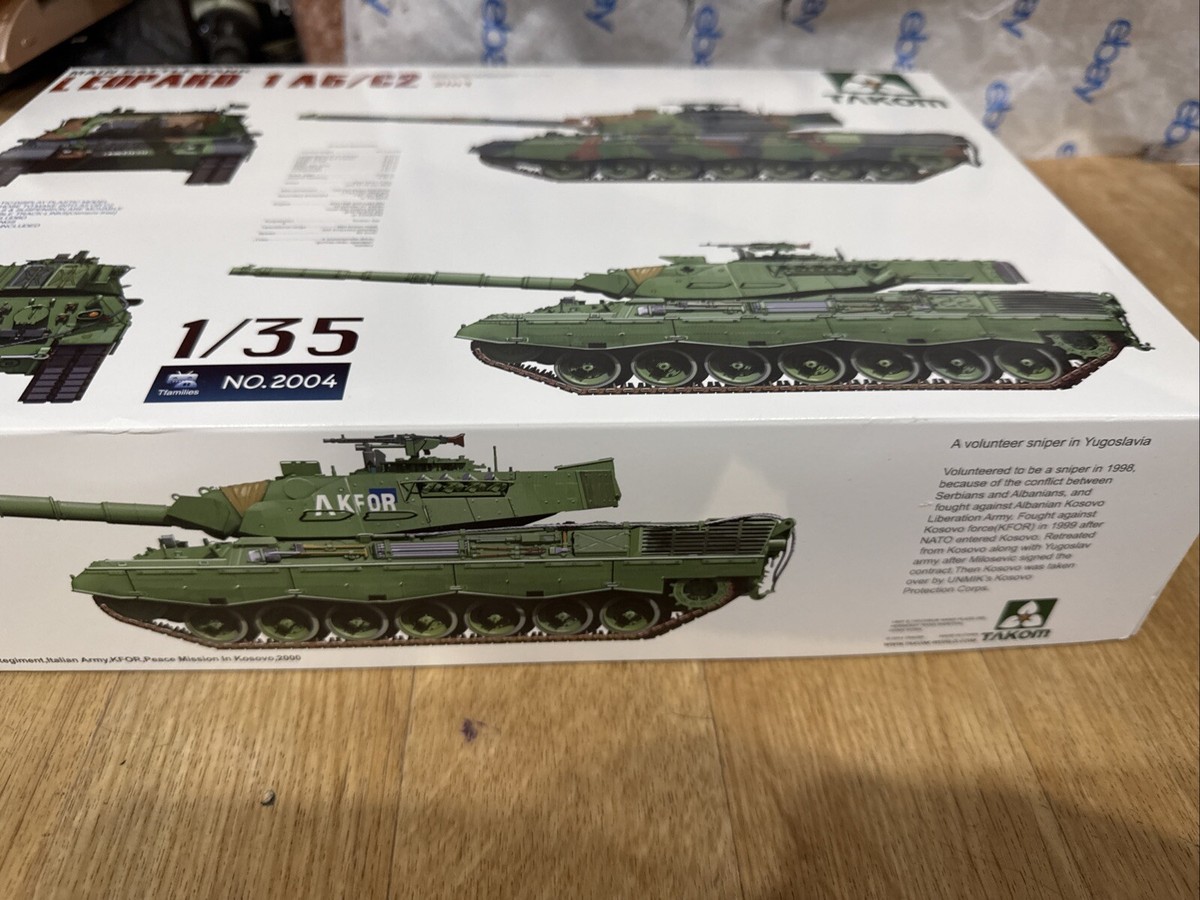 TAKOM 2004 1/35 MAIN BATTLE TANK LEOP ARD 1A5/C2 2in1 Plastic