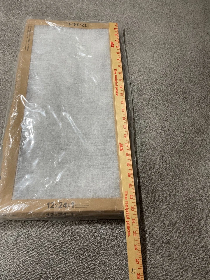 FILTRETE AIR-FILTER FURNACE REPLACEMENT PAD DUST filter Size 24x12x1 PACK of 2 - Image 3 of 4