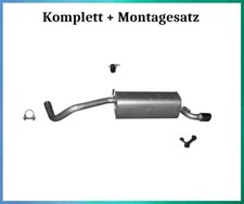 Endschalldämpfer für Audi A1 1.2 TSI Bj.10-15 Auspuff Endtopf Montagesatz