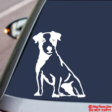 JACK RUSSELL TERRIER Vinyl Decal Sticker Car Window Wall Bumper Dog Puppy Love
