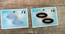 Vintage New Tilco Rectangle Holdette Hair Barrette 2 Pack 40's/50's Made In USA