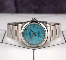 Rolex Oyster Perpetual 31mm Stainless Steel Baby Blue Dial Watch Ref 77080 2