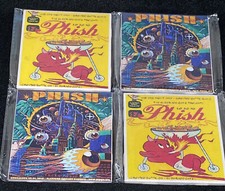 Set of 4 Phish Ceramic Table Waterproof Handmade Drink Coasters.