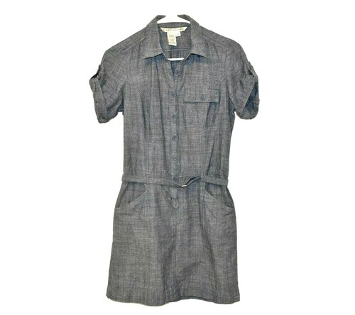 Max Studio Dress Small Chambray 