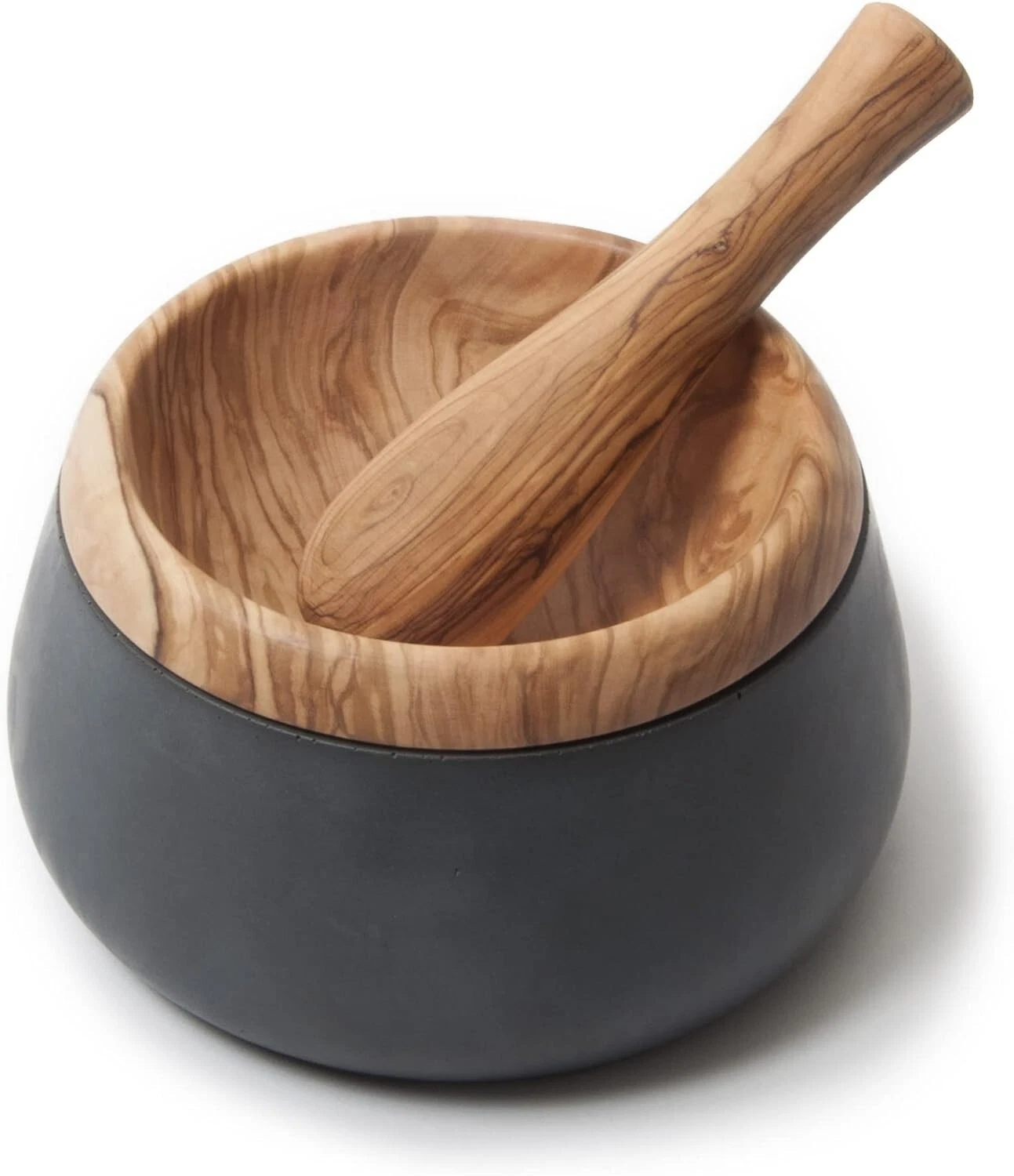 Berard Millenari Mortar and Pestle with Cotton Bag, Dark Grey - New