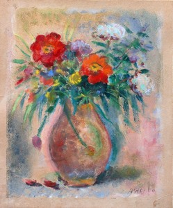 Dessin De Fleurs Au Pastel Sec Laure Anne