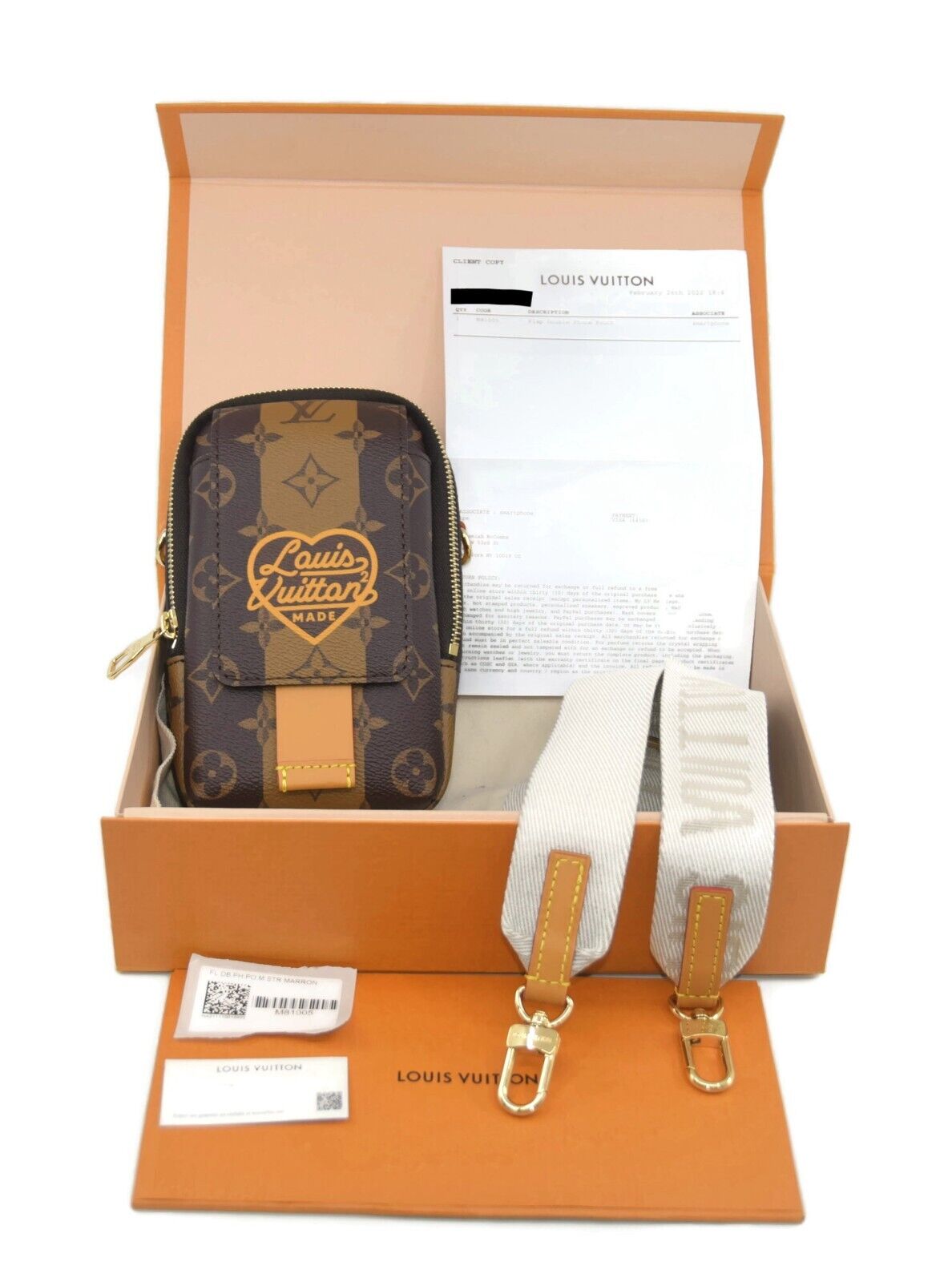 Louis Vuitton, Nigo Double Phone Pouch