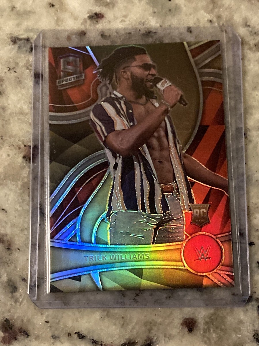 2022 Panini WWE Chronicles Trick Williams Spectra Red Prizm 30/199