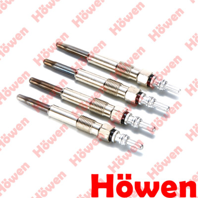 Howen 4X FOR NISSAN NOTE 1.5 (2006-) DIESEL HEATER GLOW PLUGS CANDLES FULL SET N