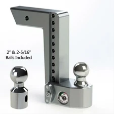 Weigh Safe - Class 5 Adjustable 10" Drop Ball Mount for 2-1/2" Receivers