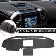 Car Leather DashMat Dashboard Cover Sun Protector Mat For Ford F-150 F150 11-16