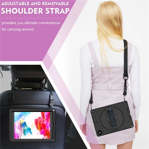 Shockproof Rotating Stand Case Cover For iPad 5/6/7/8/9/10th Gen Air 4 5 Pro 11 - Picture 23 of 85