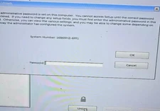 🔥Dell Bios Password Unlock BF97, 1F5A, 6FF1, 1F66, 1D3B, 2A7B, D35B, 595B, E7A8