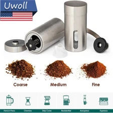 Hand Manual Stainless Steel Coffee Grinder Detachable Machine Portable Crank US