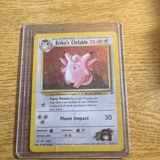 Pokemon TCG Erika's Clefable 3/132 Gym Heroes Holo Rare READ CONDITION on eBay