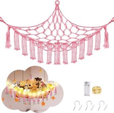Stuffed Animal Hammock with LED Light, Large Large- Package of 1 , Pink