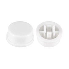 20Pcs 13x5.6mm Pushbutton Switch Caps Cover White for 12x12x7.3mm Tact Switch