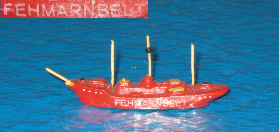D Feuerschiff FEHMARNBELT, Wiking, Metall, 1:1250