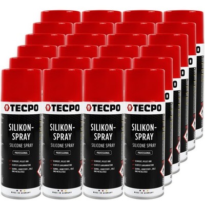 24x400 ml SILIKONSPRAY SCHMIERMITTEL TECPO SILICON-SPRAY TRENNMITTEL GLEITMITTEL