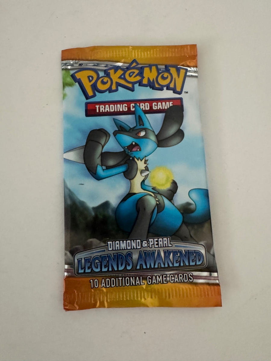 Pokemon Diamond and Pearl Legends Awakened Lucario Artwork Vintage Booster  Pack | eBay