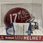 Mark Ingram Signed Riddell Mini Helmet Alabama Crimson Tide BAS w/ Inscription