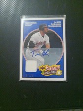 2008 Upper Deck Baseball Heroes - Travis Hafner #54  Patch And Autographs...