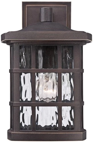 Quoizel Stonington 13" High Bronze Outdoor Wall Light - Picture 3 of 4