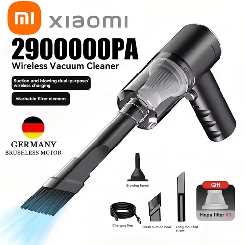 Car Vacuum Cleaner Handheld 2900000 PA Powerful 4 in1 Cleaning deal from eBay
