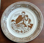 1983 NORMAN ROCKWELL FREEDOM FROM WANT Pie Plate, Christmas Club, Easton, PA — photo 3