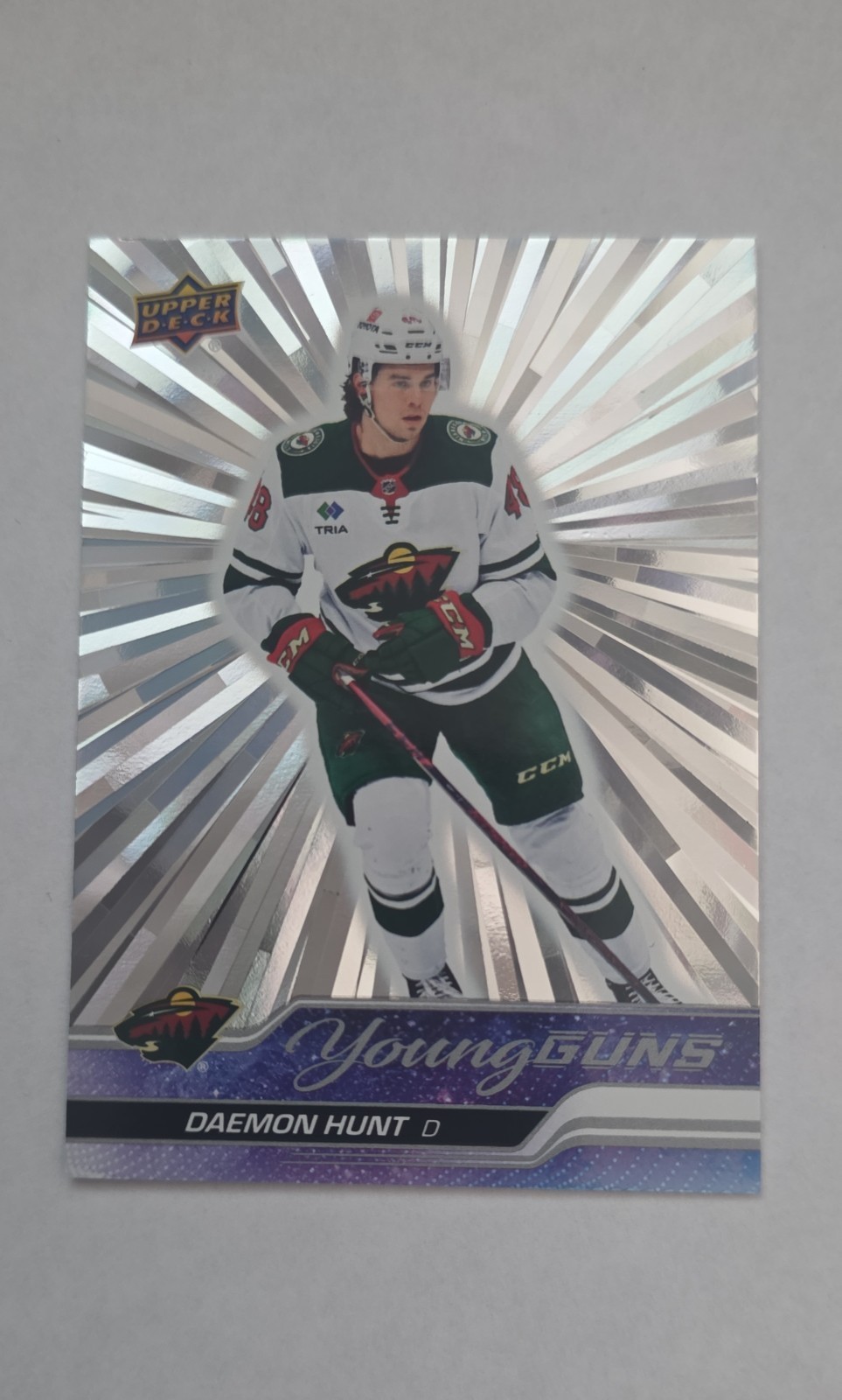 2023-24 Upper Deck Series 2 - Young Guns Daemon Hunt #494 Outburst (RC)