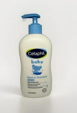 Cetaphil Baby Wash And Shampoo Tear Free Sensitive Skin 13.5oz