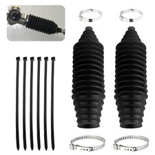 Tie Rod Boot Kit with Pinion Bellow Cable Ties and Clamps,Waterproof  Dustproof