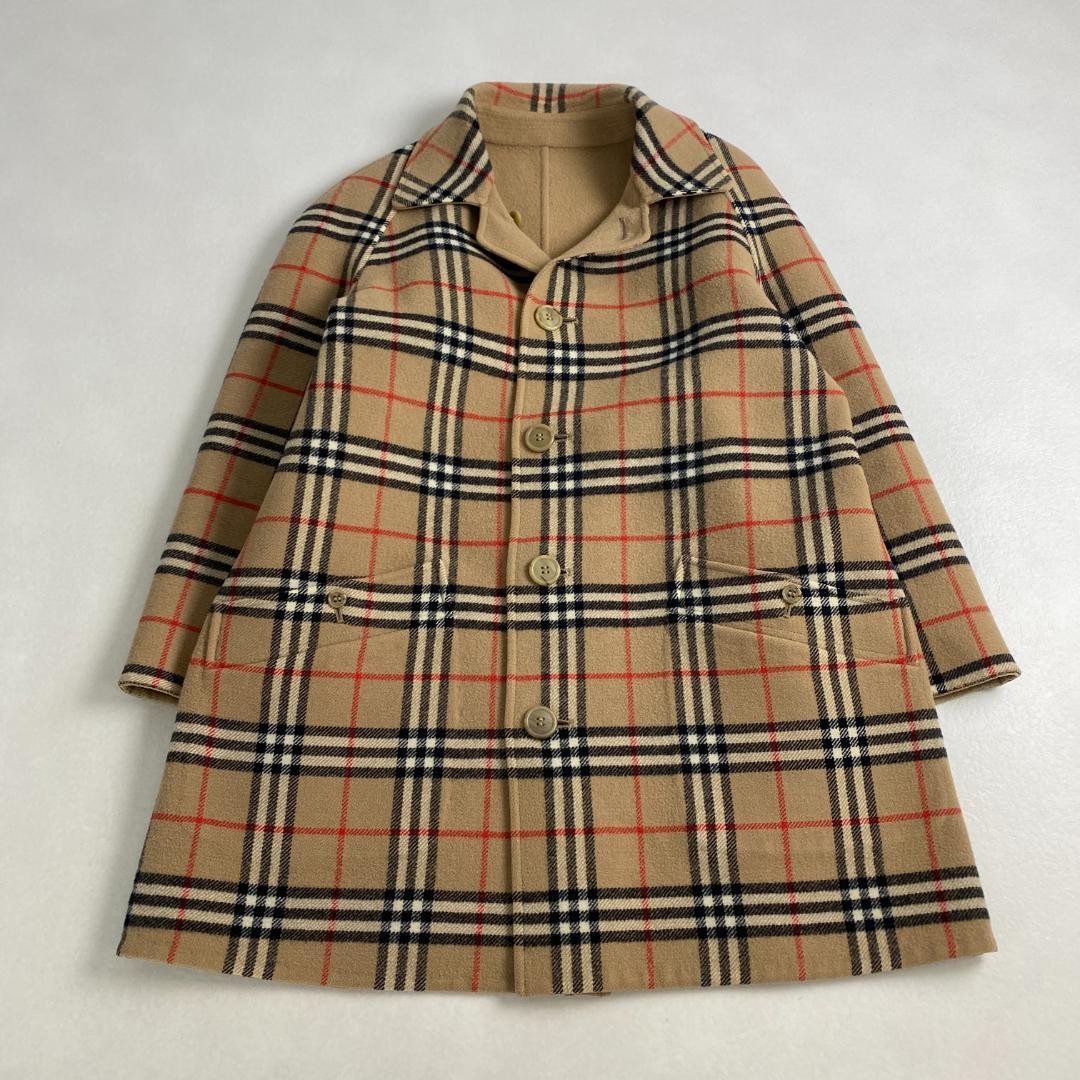 Burberry Wool Coat Rare 90S Burberrys Novacheck