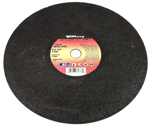 71866 Chop Saw Blade with 1-Inch Arbor, Metal Type 1, A36R-BF, 14-Inch-by-3/3...