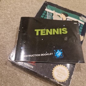 TENNIS sports series never opened  NES PAL RELEASE EUROPE RARE booklet incljded
